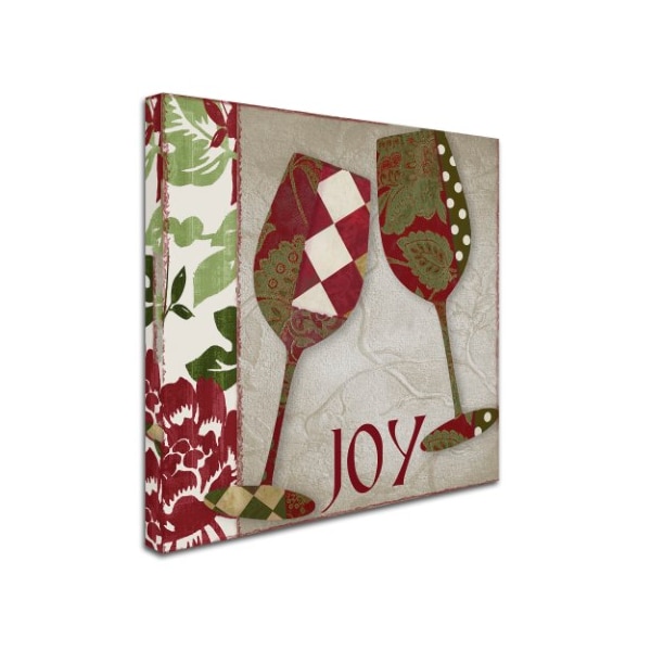 Color Bakery 'Holiday Cheer One' Canvas Art,14x14